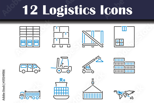 Logistics Icon Set