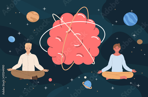 Mindfulness Flat Composition