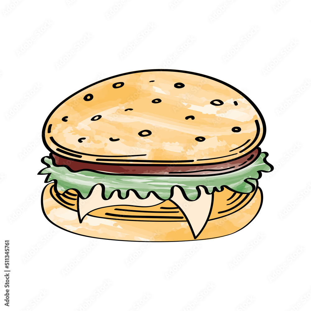 delicious hamburger fast food delicious hamburger fast food