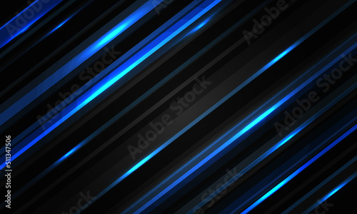 Absract blue light grey lines speed dynamic geometric pattern design modern futuristic technology background vector