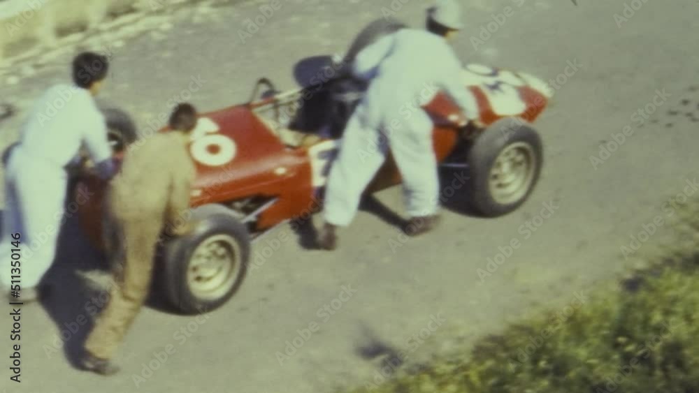 Italy 1964, Formula 1 Race in Vallelunga circuit, Italy in 60s