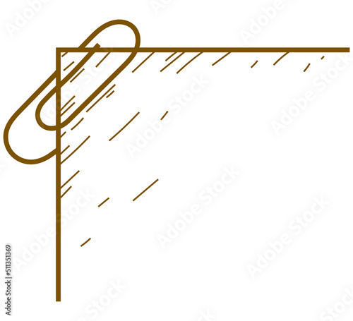 Icon - documents - in pencil drawing style
