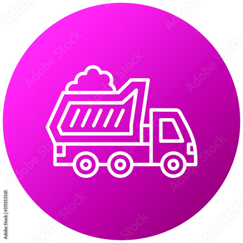 Dump Truck Icon Style