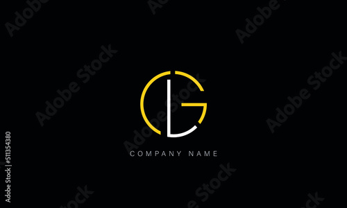 GL, LG Abstract Letters Logo Monogram photo