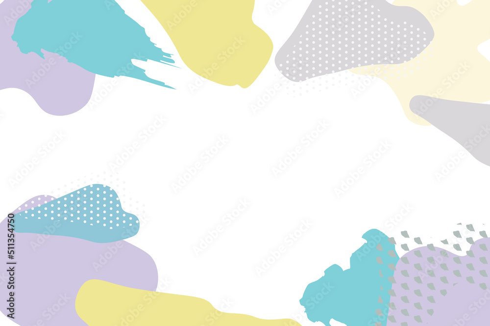 abstract pastel colorful background, frame