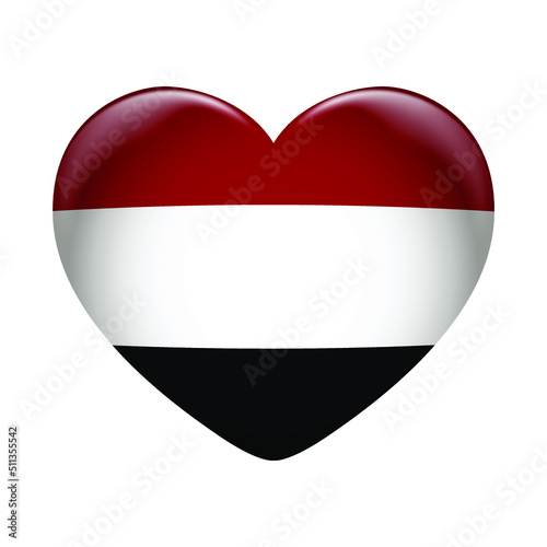 Yemen flag icon isolated on white background. Yemen flag. Flag icon glossy. Free Download Yemen flag icon isolated on white background. Yemen flag. Flag icon glossy. - GFXLoad