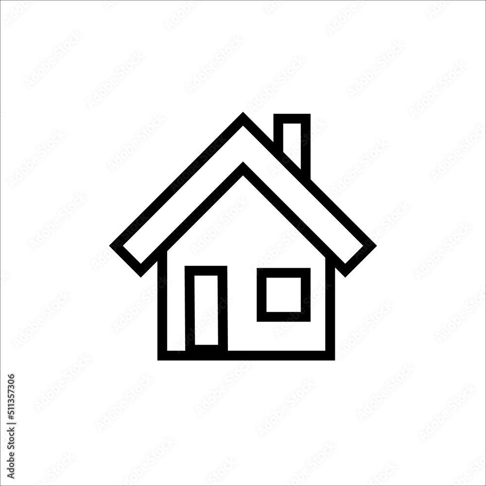 Fototapeta premium home icon design template illustration