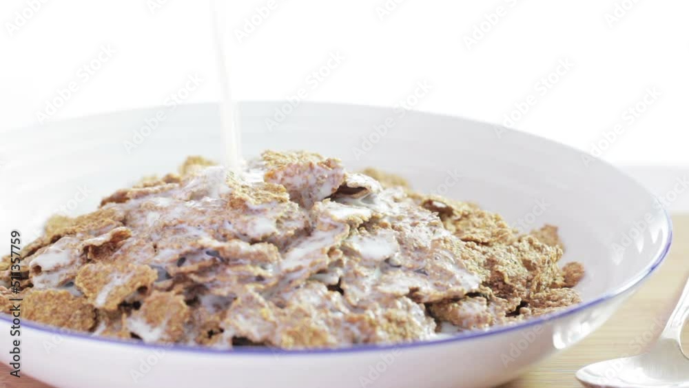Milk Pour on Cereal Milk Pour on Cereal