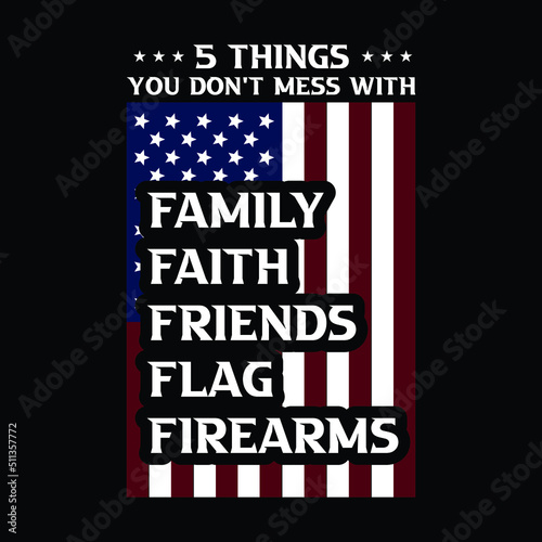 4th of July Independence Day t shirt design