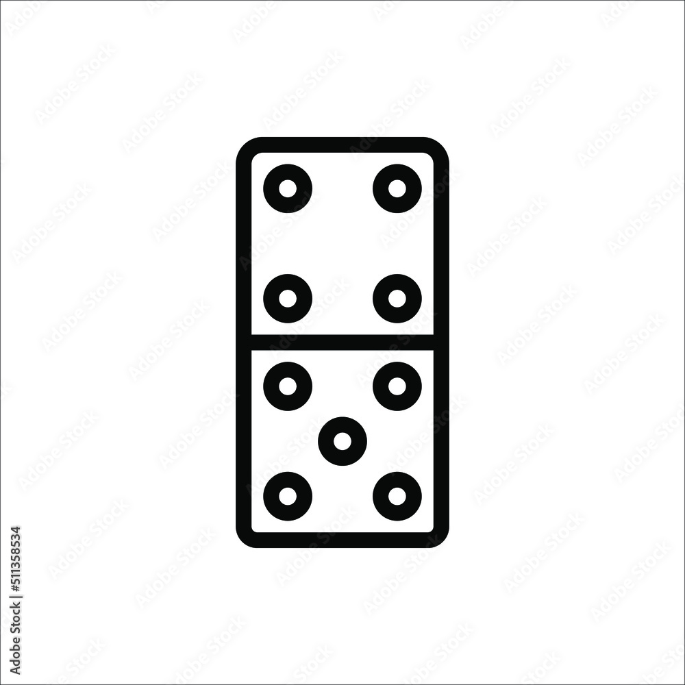 domino vector isolated icon. fun, game, activity symbol sign for web and mobile app domino vector isolated icon. fun, game, activity symbol sign for web and mobile app