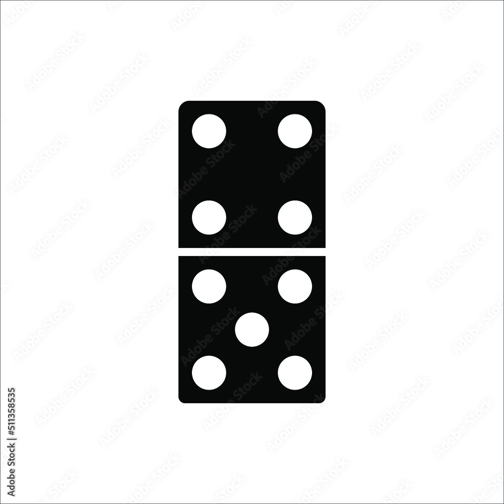 domino vector isolated icon. fun, game, activity symbol sign for web and mobile app domino vector isolated icon. fun, game, activity symbol sign for web and mobile app