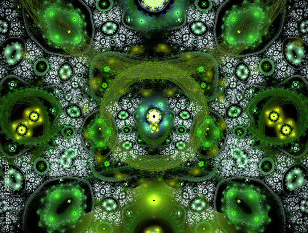 Imaginatory fractal abstract background Image