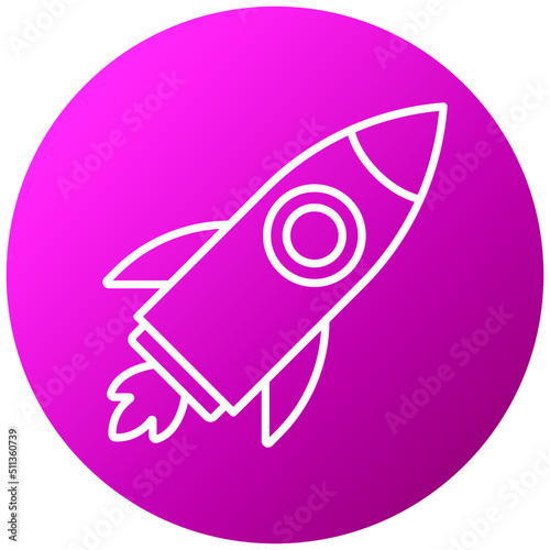 Space Booster Icon Style