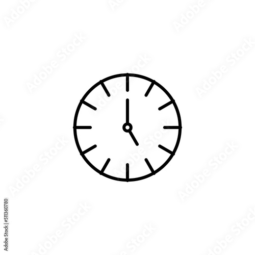 Fototapeta Naklejka Na Ścianę i Meble -  wall clock icon vector template eps 10