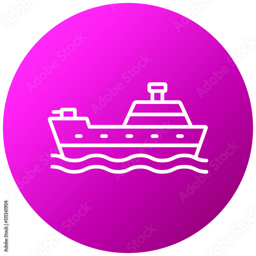 Army Ship Icon Style
