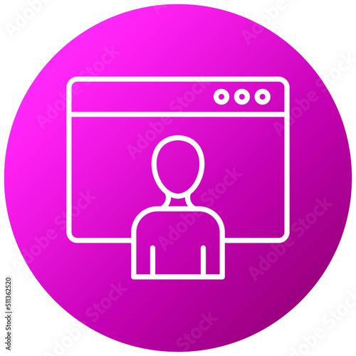 Page Visitors Icon Style