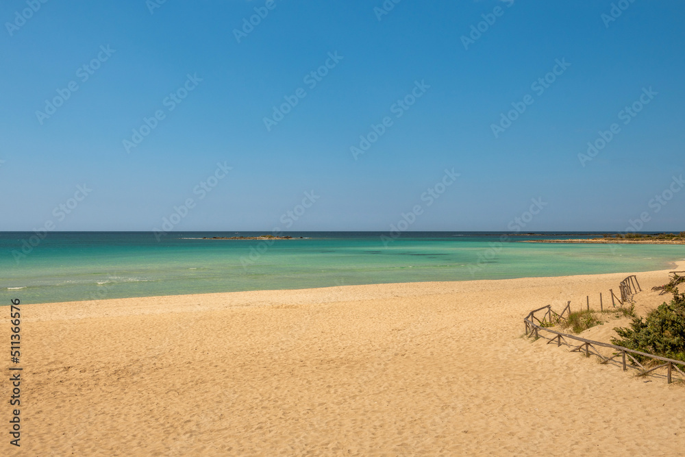 rajska plaża na południu Włoch - obrazy, fototapety, plakaty 