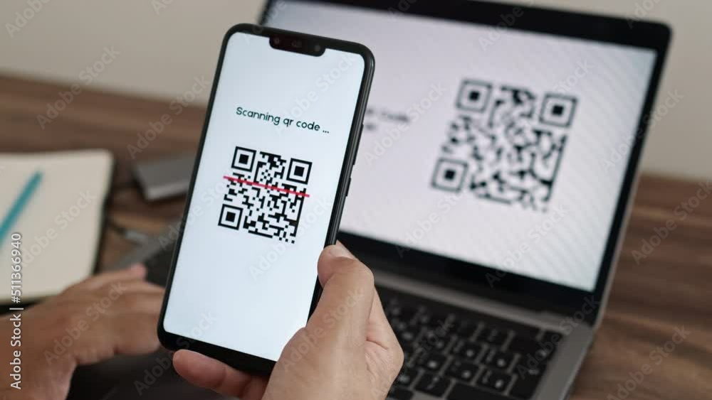 Log In Web Page Using Smartphone with QR Code Scanning Application