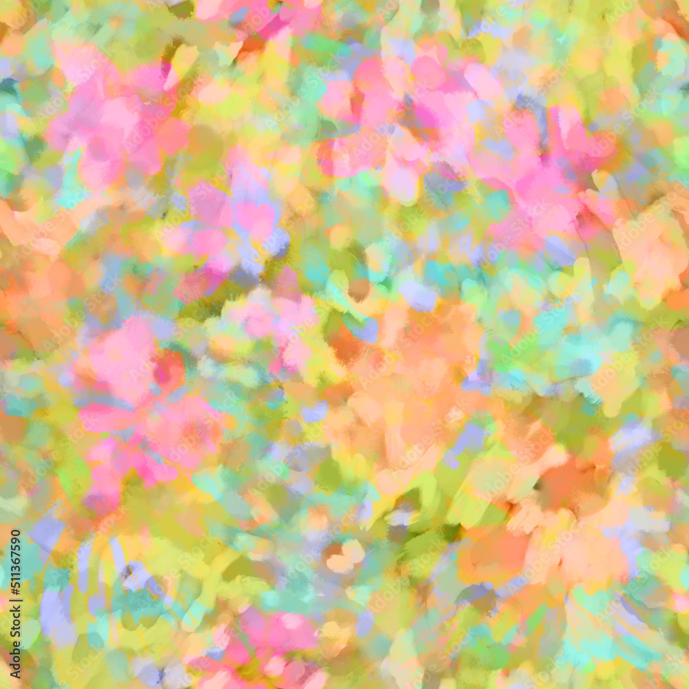 beautiful bright trendy impressionistic seamless patterns of colored patches. Kaleidoscope of colors. Abstract, bold colorful prints. colorful fashion camouflage tie-dye