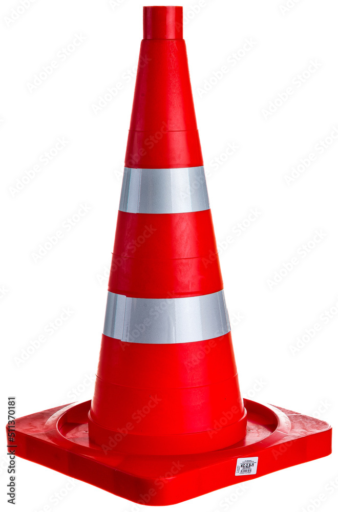 traffic cone isolated