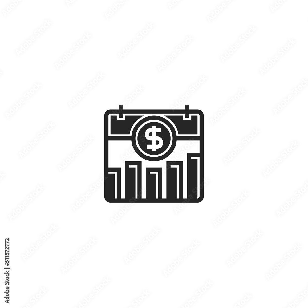 Daily chart line icon. linear style sign for mobile concept and web design. Outline vector icon. Symbol, logo illustration. Vector graphic Daily chart line icon. linear style sign for mobile concept and web design. Outline vector icon. Symbol, logo illustration. Vector graphic