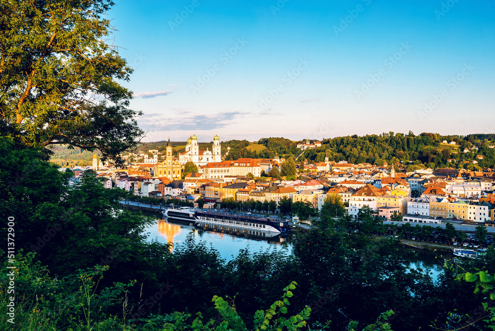 Panoramic view of Passau