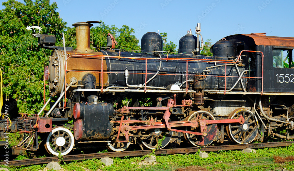 old trains in trinidad on cuba