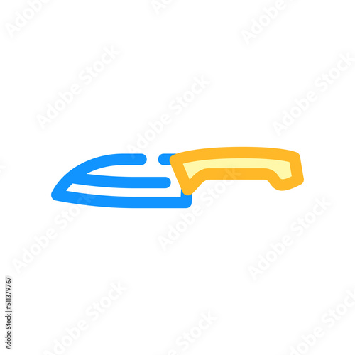 vegetable knife color icon vector. vegetable knife sign. isolated symbol illustration