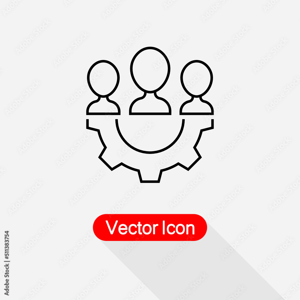 Teamwork Management Icon Vector Illustration Eps10 Teamwork Management Icon Vector Illustration Eps10