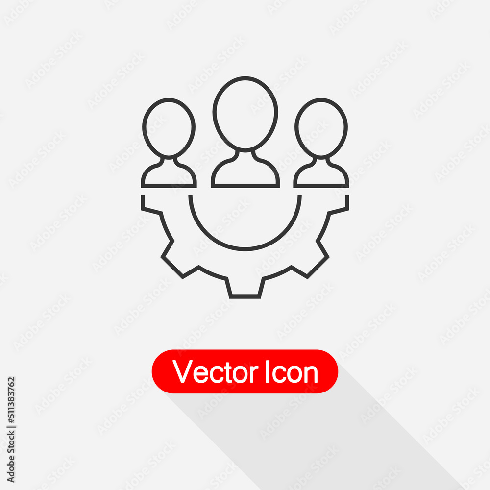 Teamwork Management Icon Vector Illustration Eps10 Teamwork Management Icon Vector Illustration Eps10