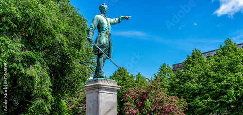 Photos Stockholm Sweden- June 09, 2022: Statue of Charles XII (Karl XII), King of Swede