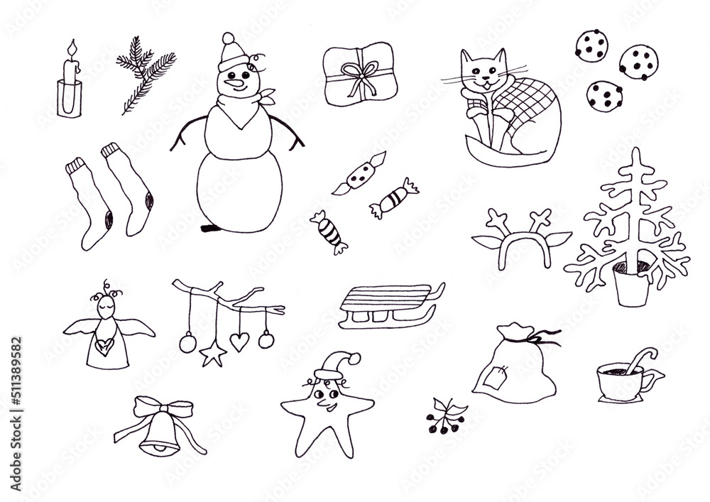 Christmas doodle