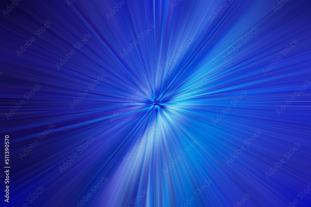 future looking blue background with ray of light.