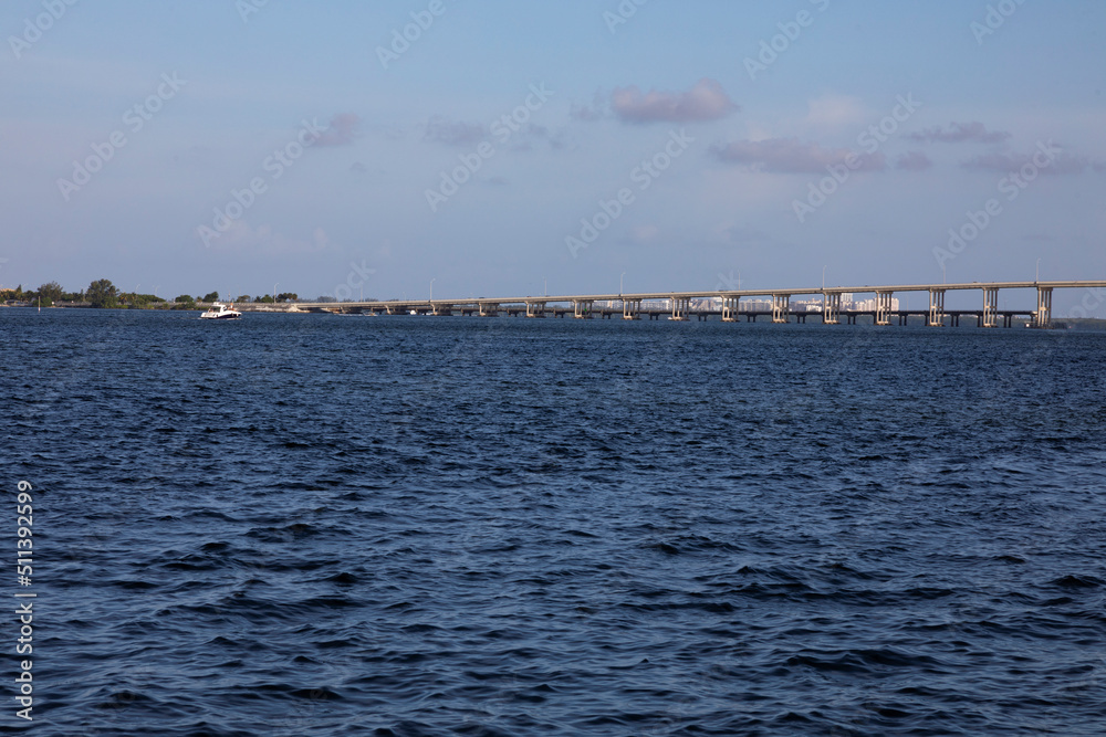 Rickenbacker Causeway, Miami, Florida, USA