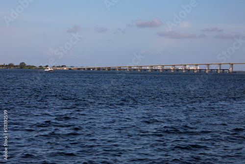 Rickenbacker Causeway  Miami  Florida  USA
