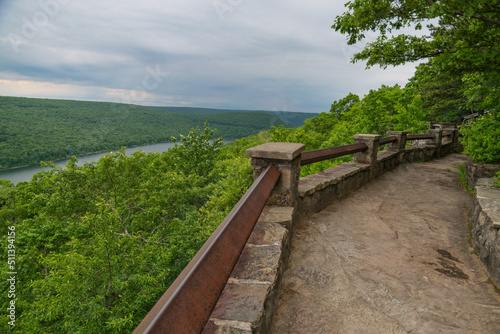 Wallpaper Mural Mountain top, viewing platform, looking at the stunning nature from the to  Torontodigital.ca