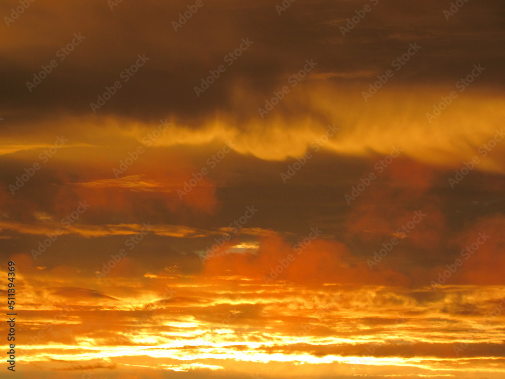 Obraz premium orange sky