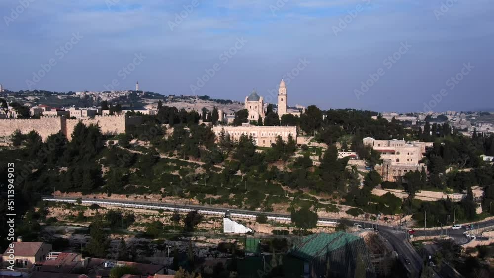 Jerusalem The old city and Montefiore Windmill, aerial view
Montefiore Windmill also known as the Jerusalem Windmill and Yamin Moshe, at sunset, 2022, israel, drone view
Jerusalem The old city and Montefiore Windmill, aerial view
Montefiore Windmill also known as the Jerusalem Windmill and Yamin Moshe, at sunset, 2022, israel, drone view