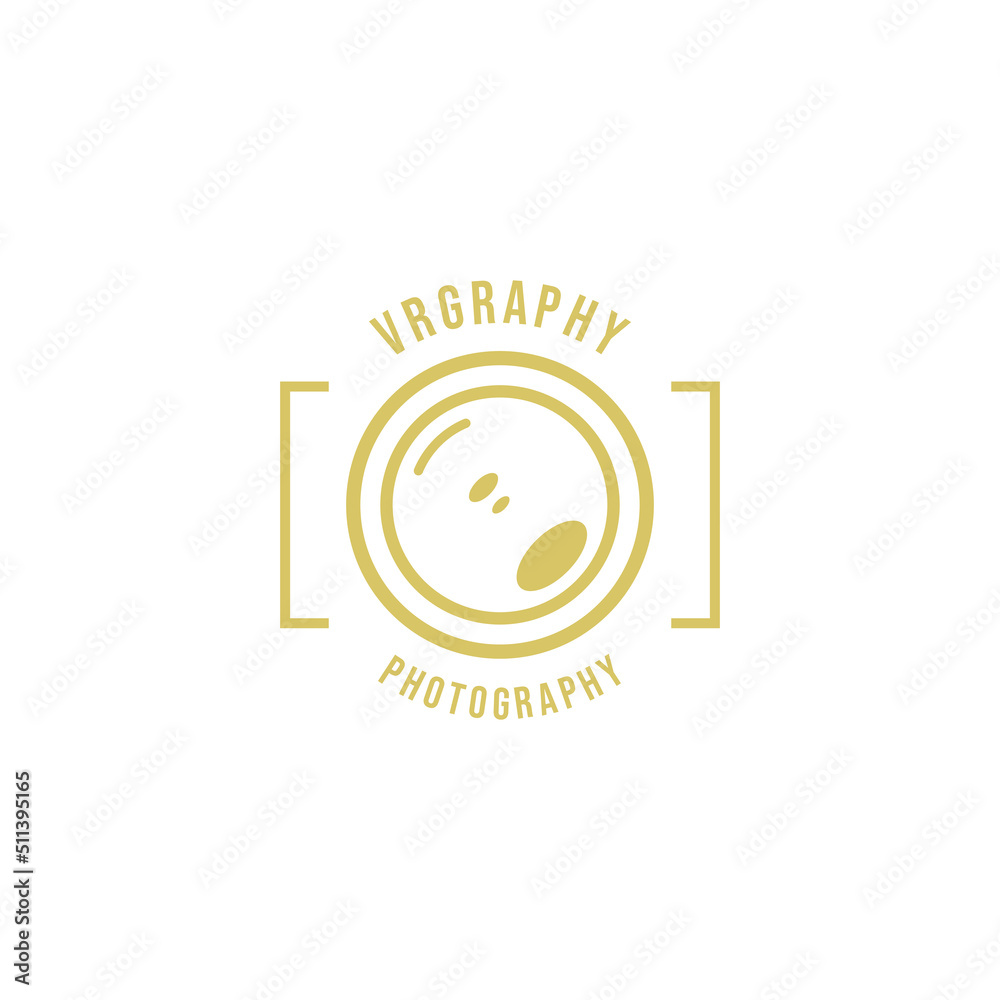 Fototapeta premium Line Art Photography Logo Design