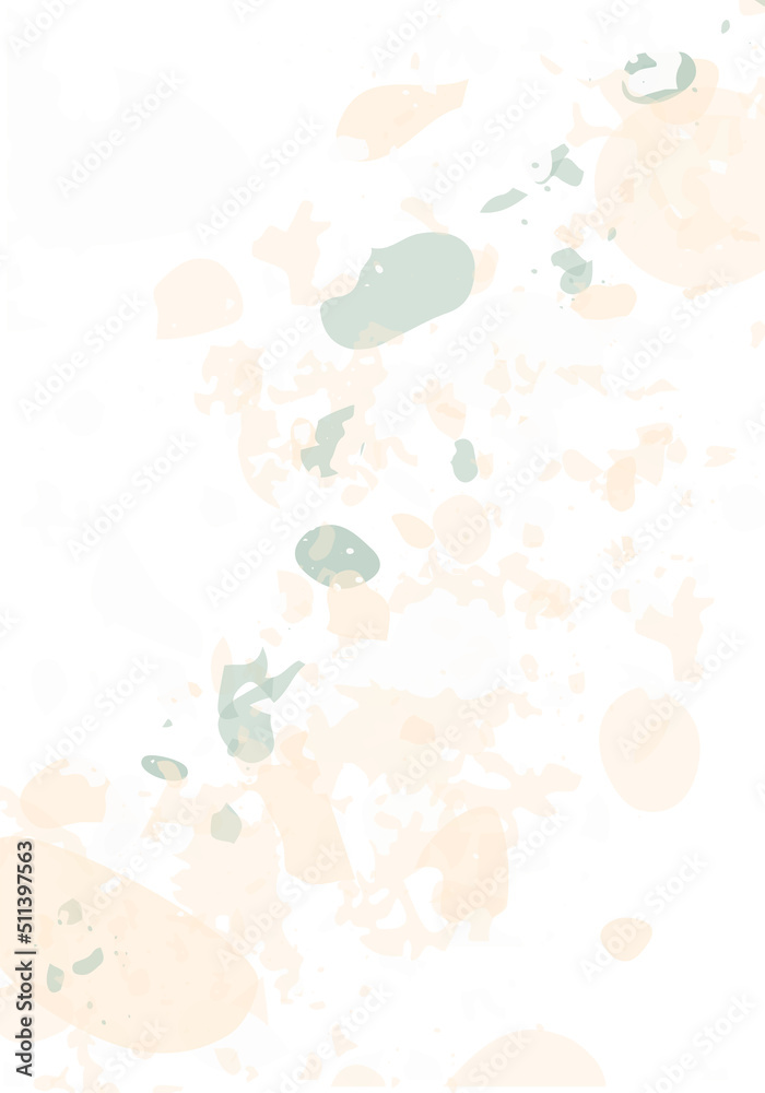 Obraz premium Terrazzo modern abstract template. Orange and