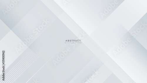 Abstract simple minimal white geometric shapes vector technology background. Geometric simple minimal white geometric shapes wallpaper for poster, certificate, presentation, landing page