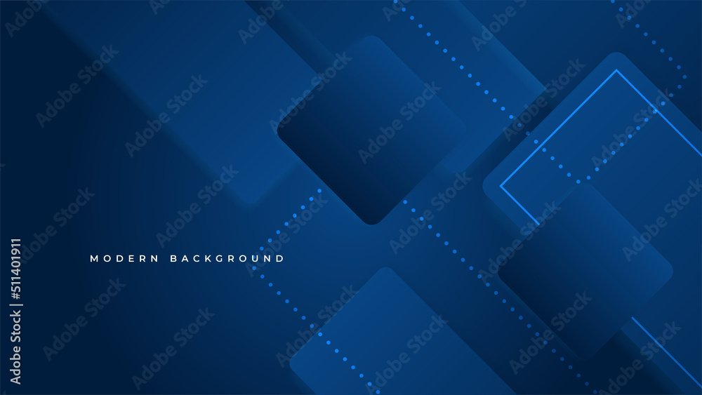 blue geometric shapes abstract modern technology background design. Vector abstract graphic presentation design banner pattern background web template.