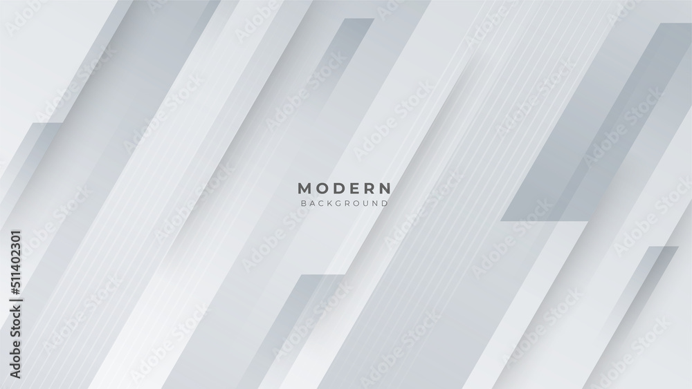 Obraz premium White abstract geometric vector background