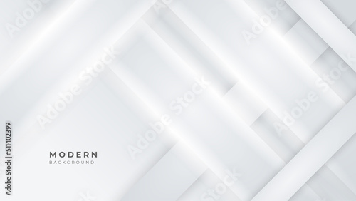 Abstract white and grey on light silver background modern design. Vector illustration