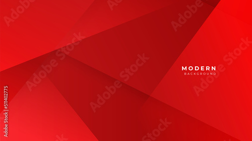 Abstract red geometric shapes light silver technology background vector. Modern diagonal presentation background.