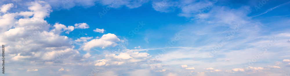 Strong blue clouds sky replacement image background