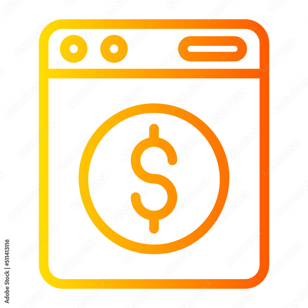 money laundering gradient icon money laundering gradient icon