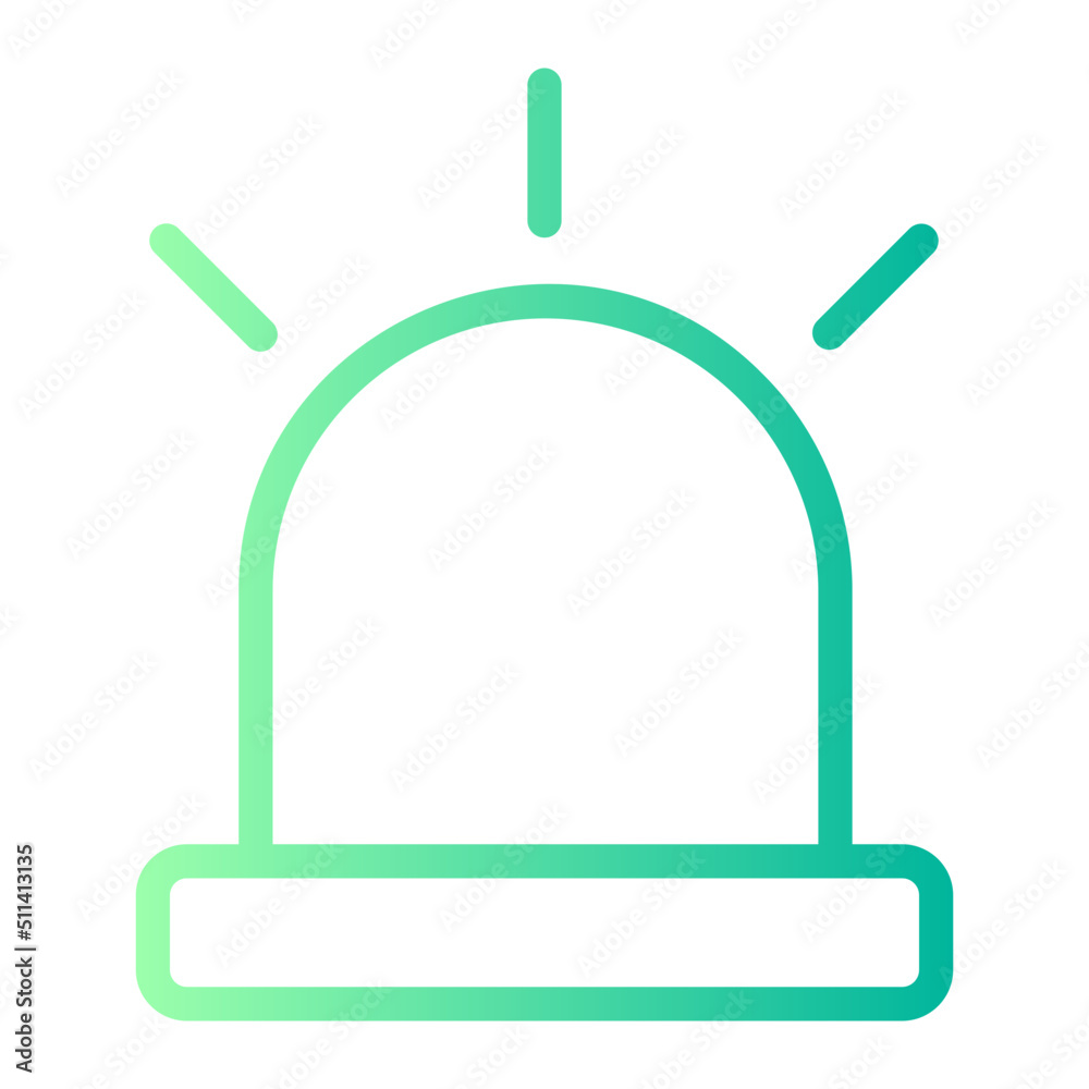 alarm gradient icon alarm gradient icon