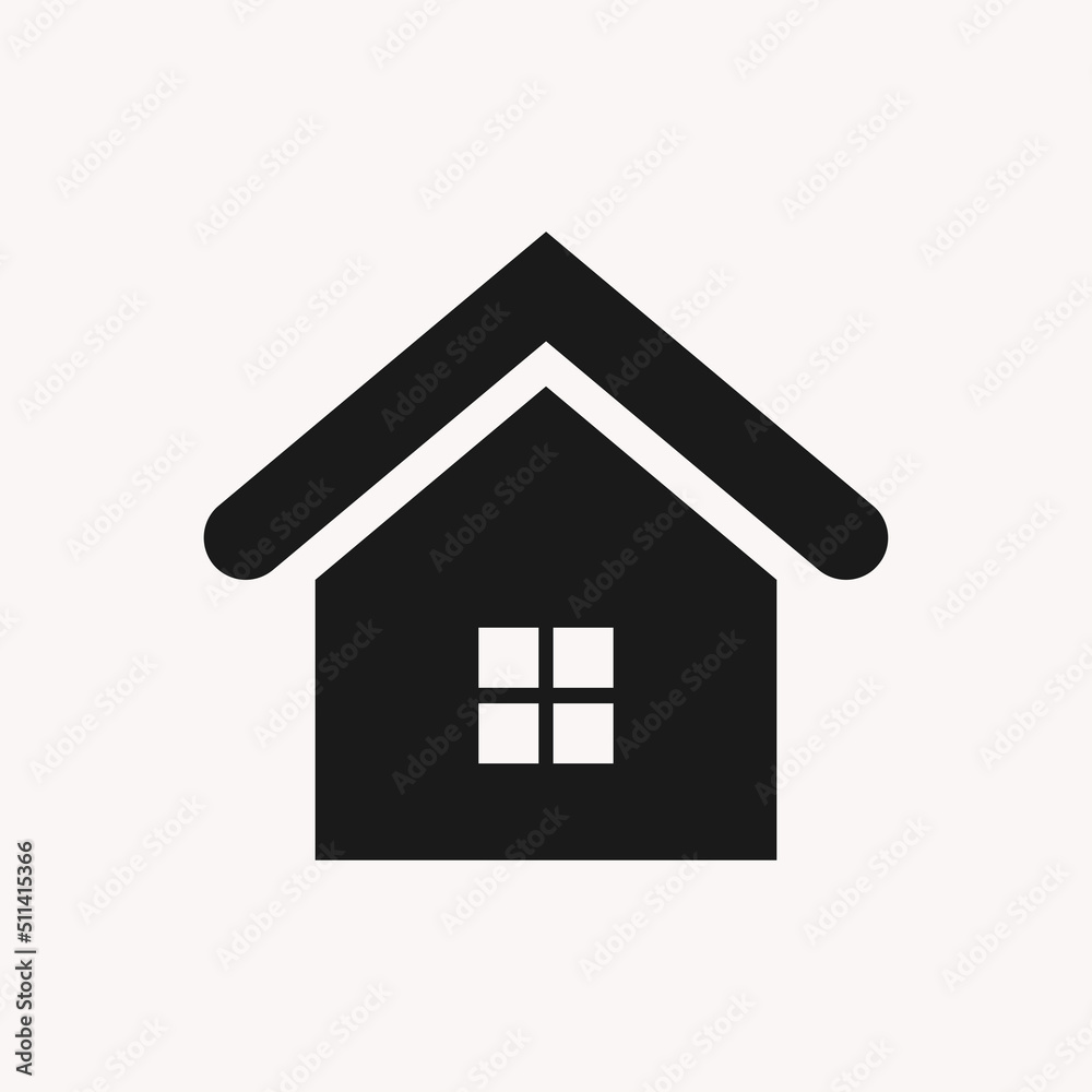 Obraz premium Real estate icon or home building symbol for property business template