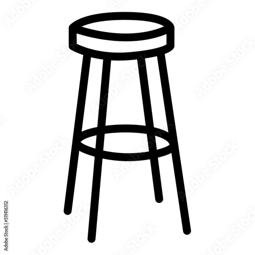 cafe chair icon